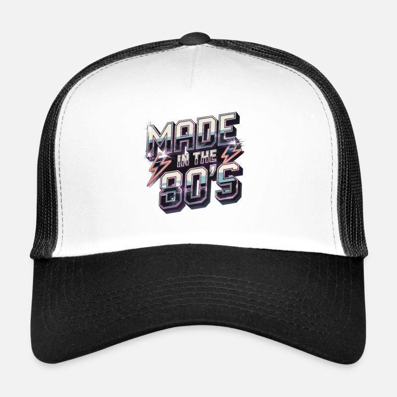 Hergestellt In Den 80er Jahren Retro Blitz Trucker Cap