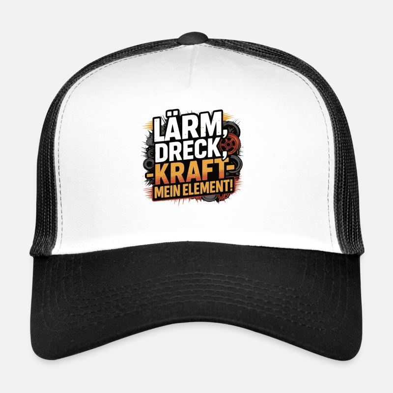 Lärm Dreck Kraft – Mein Element Trucker Cap