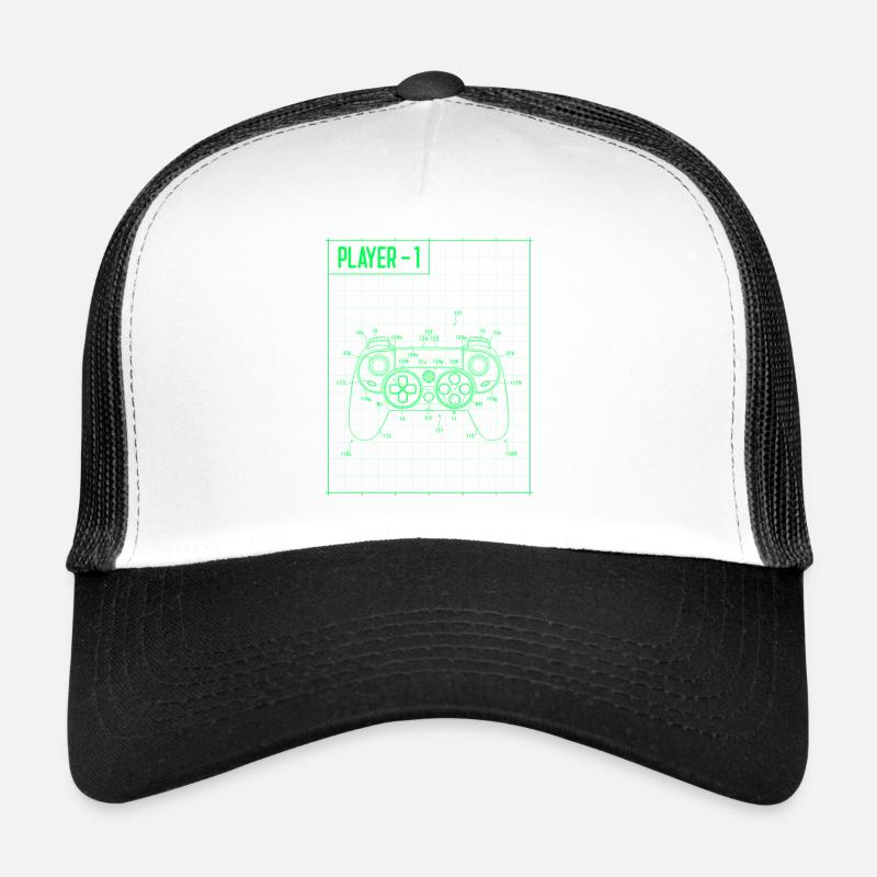 Player1 Blueprint Controller Neon Trucker Cap