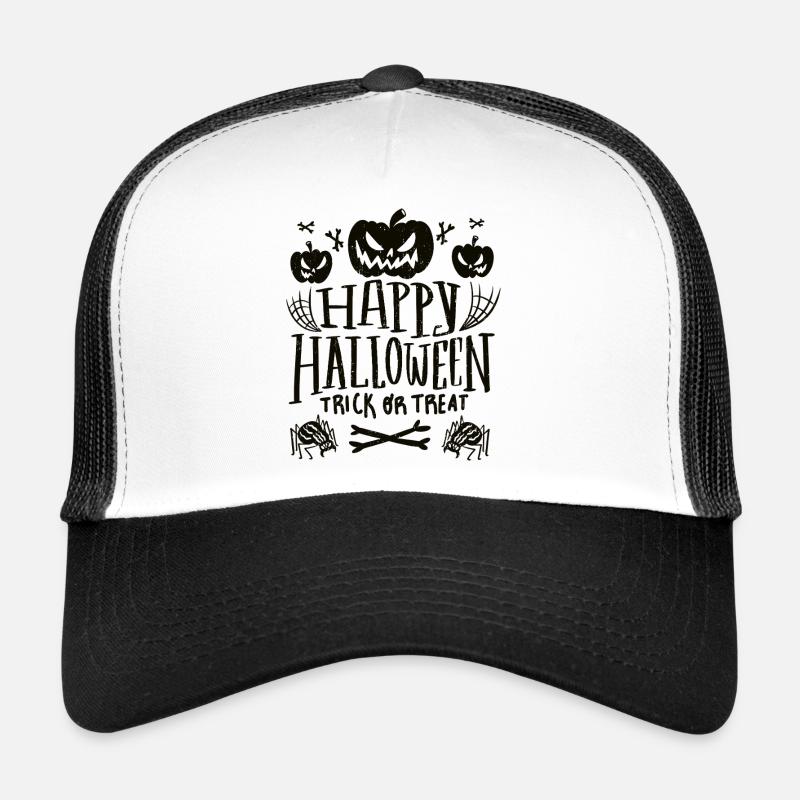 Joyeux Halloween Trick or Treat Casquette trucker 