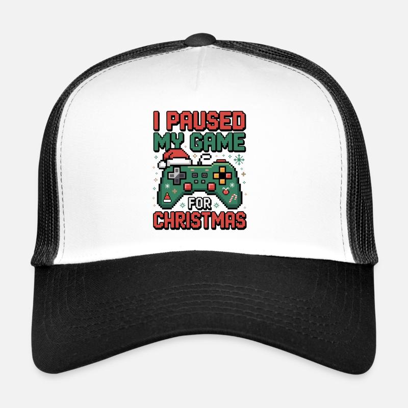 Cotes de jeu amusantes pour les joueurs de Noël Casquette trucker 