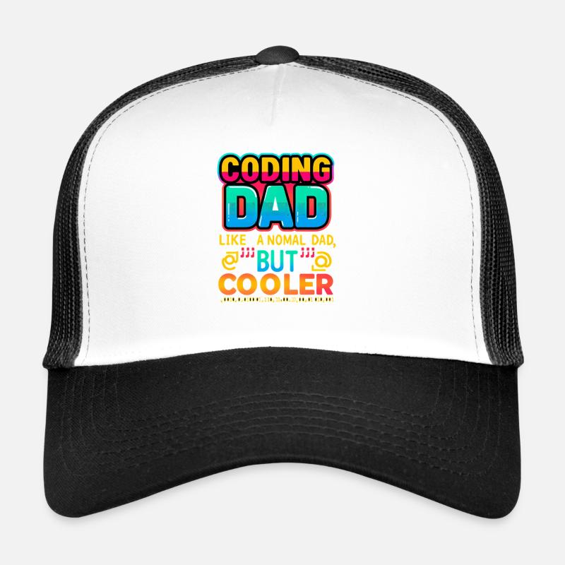 Coding Dad Cooler, Programmer  Trucker Cap