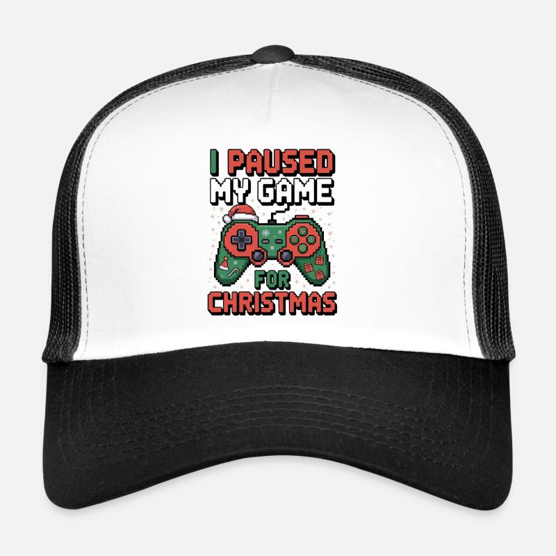 J’ai mis mon jeu en pause pour les jeux de Noël Casquette trucker 