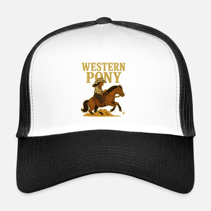 Cavalier de poney western Casquette trucker 