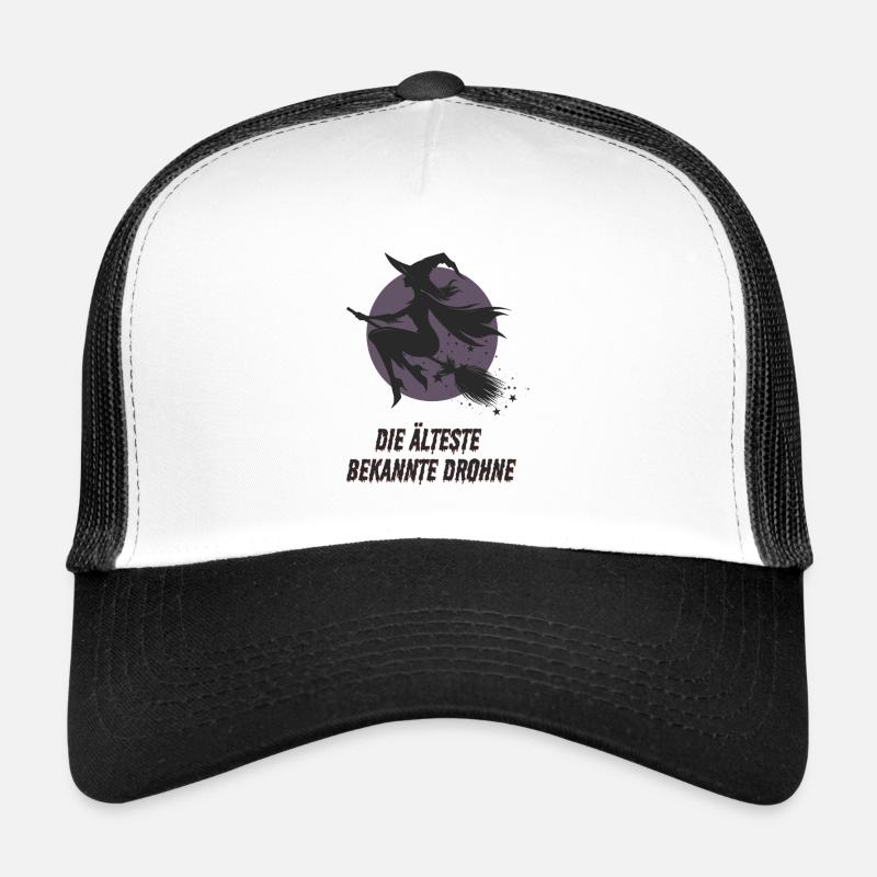 Le plus ancien drone connu – sorcière sur balai Casquette trucker 