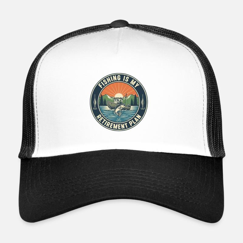 Fishing Retirement Humor Retiree Trucker Cap