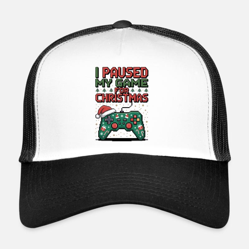J’ai mis mon jeu en pause pour Noël Casquette trucker 