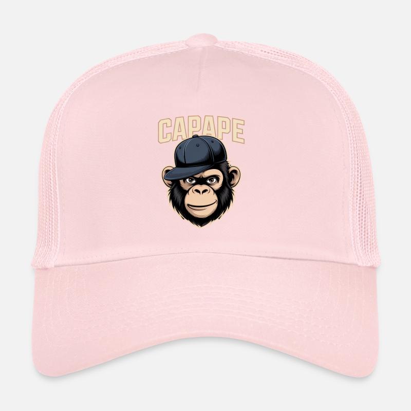 CAPAPE Monkey with Cap Streetstyle Urban Vibe Trucker Cap