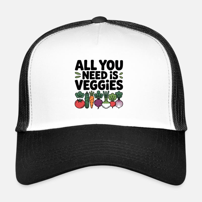 All You Need Is Veggies Trucker Cap