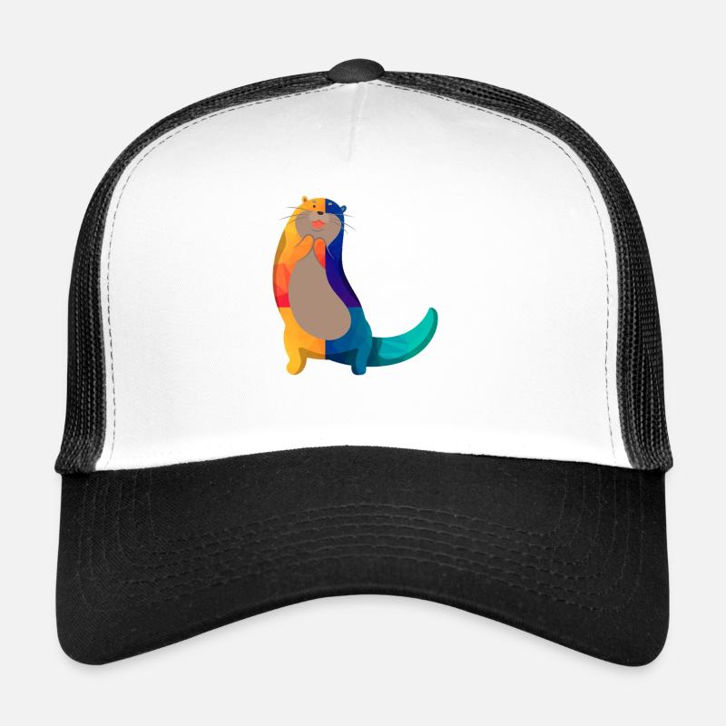 Seeotter Cartoon Trucker Cap