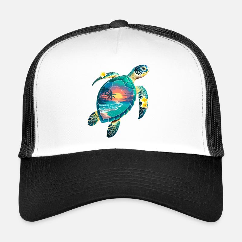 Turtle Waves Surf Turtle Surfer Turtles Trucker Cap