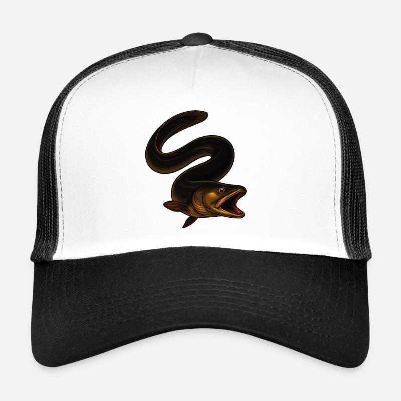 Fascinating eel in the water Trucker Cap
