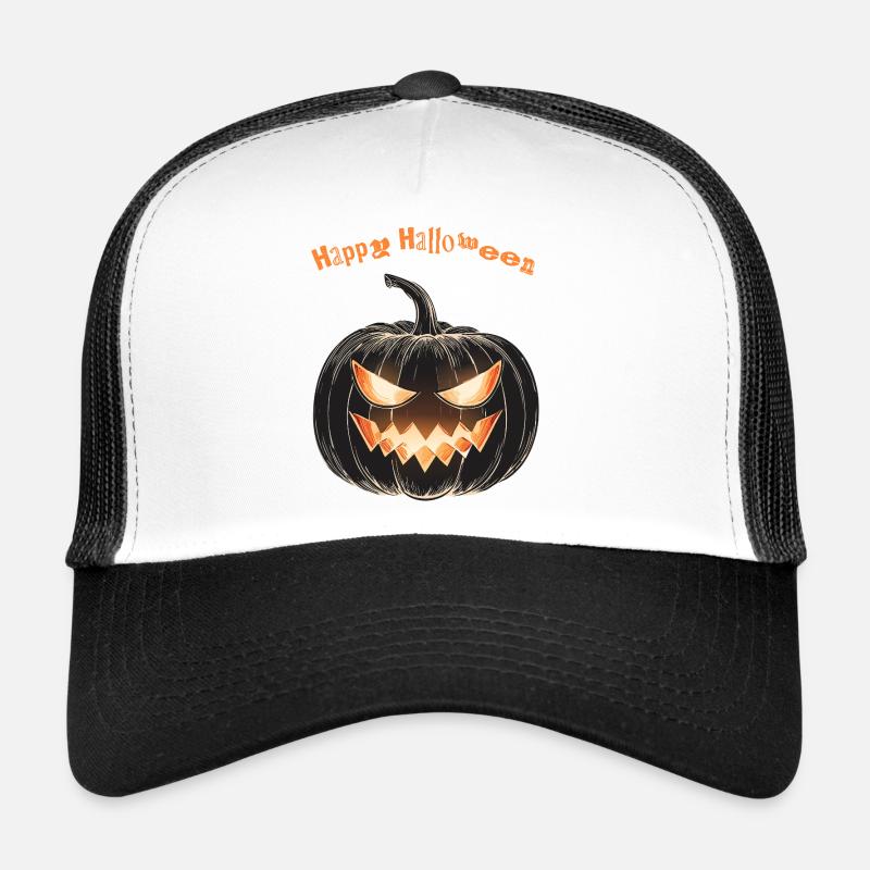 Joyeux halloween - Casquette trucker  - blanc/noir