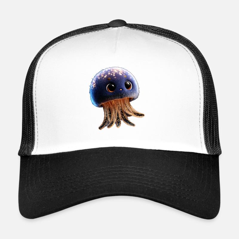 Méduse Méduse de feu Méduse Méduse mignonne Casquette trucker 
