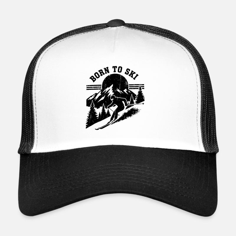 Ski Born To Ski Citation Casquette trucker 