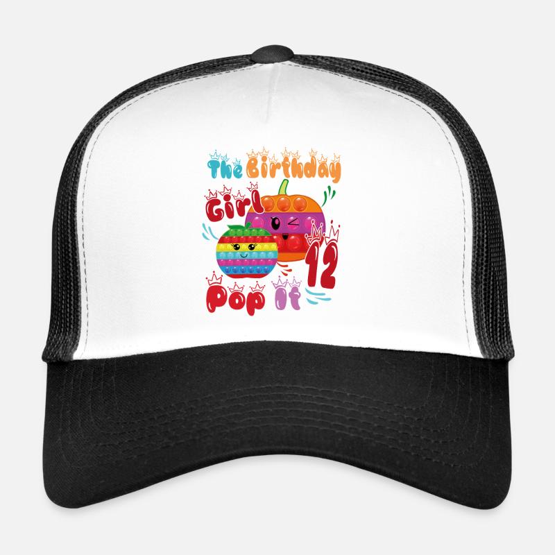 La fille d’anniversaire Pop-it12 Casquette trucker 