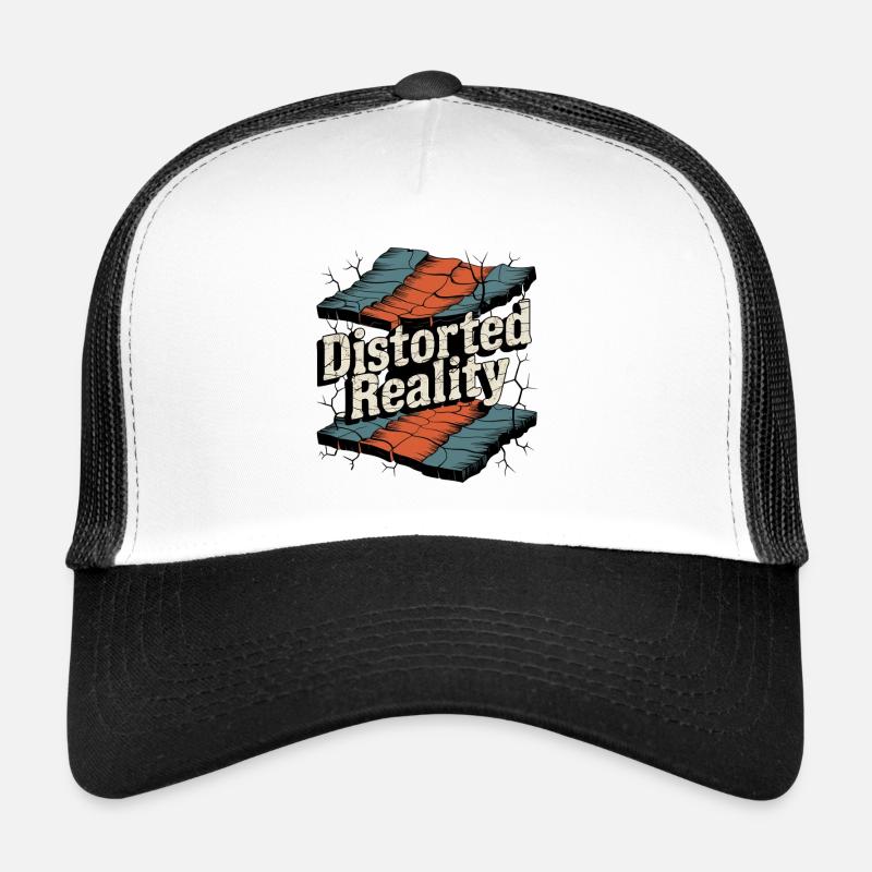 Retro Grunge – Réalité déformée Casquette trucker 