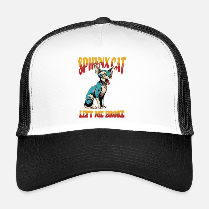 Sphynx Cat Drôle Casquette trucker 