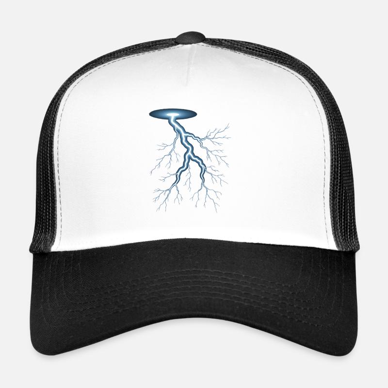 Lightning Lightning Thunderstorm Current Storm Trucker Cap