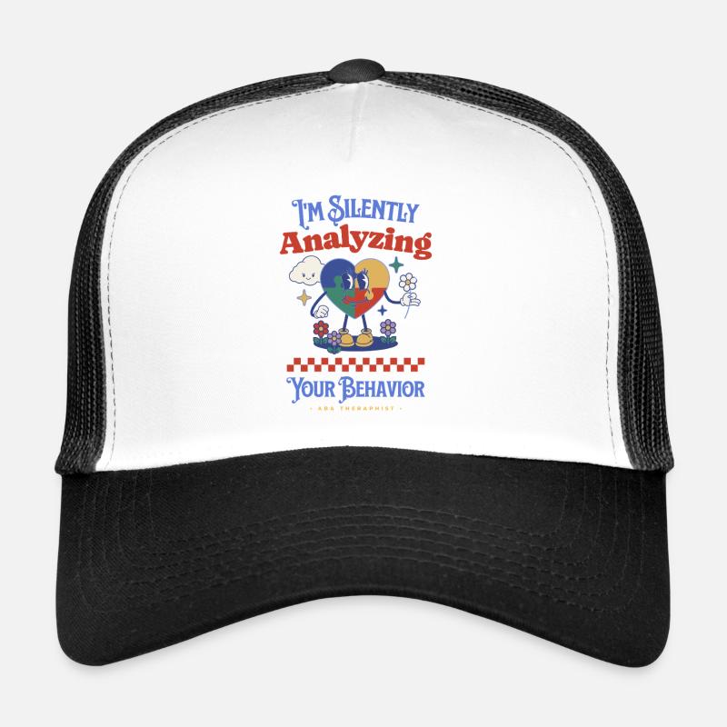 Amour, Acceptation, Autisme Pouvoir - Casquette trucker - blanc/noir
