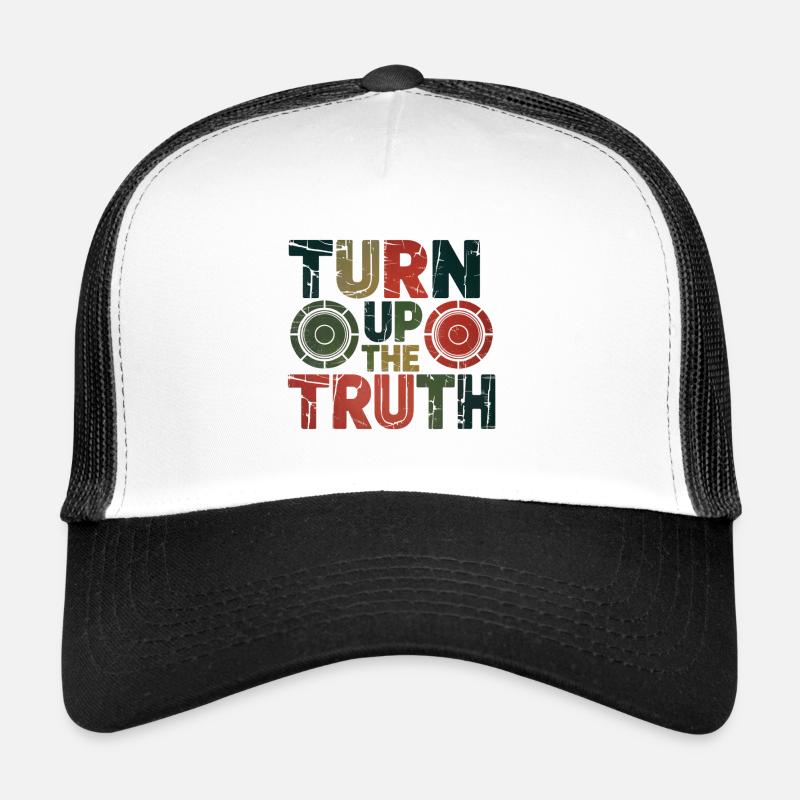 Retro Grunge – Montez la vérité Casquette trucker 