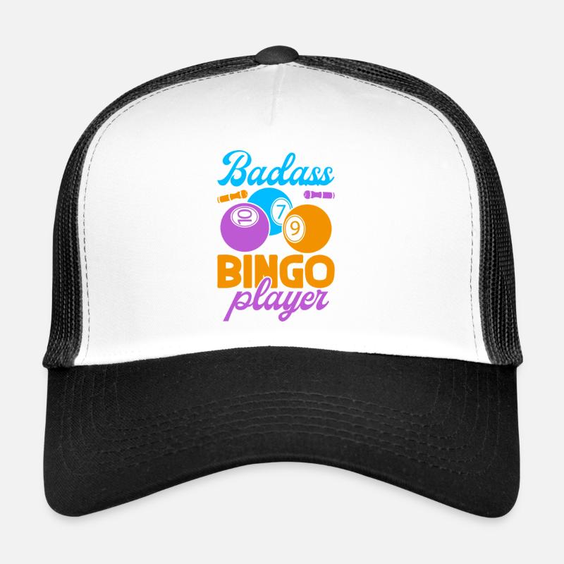 Jeu de bingo Badass Player Bingo Casquette trucker 