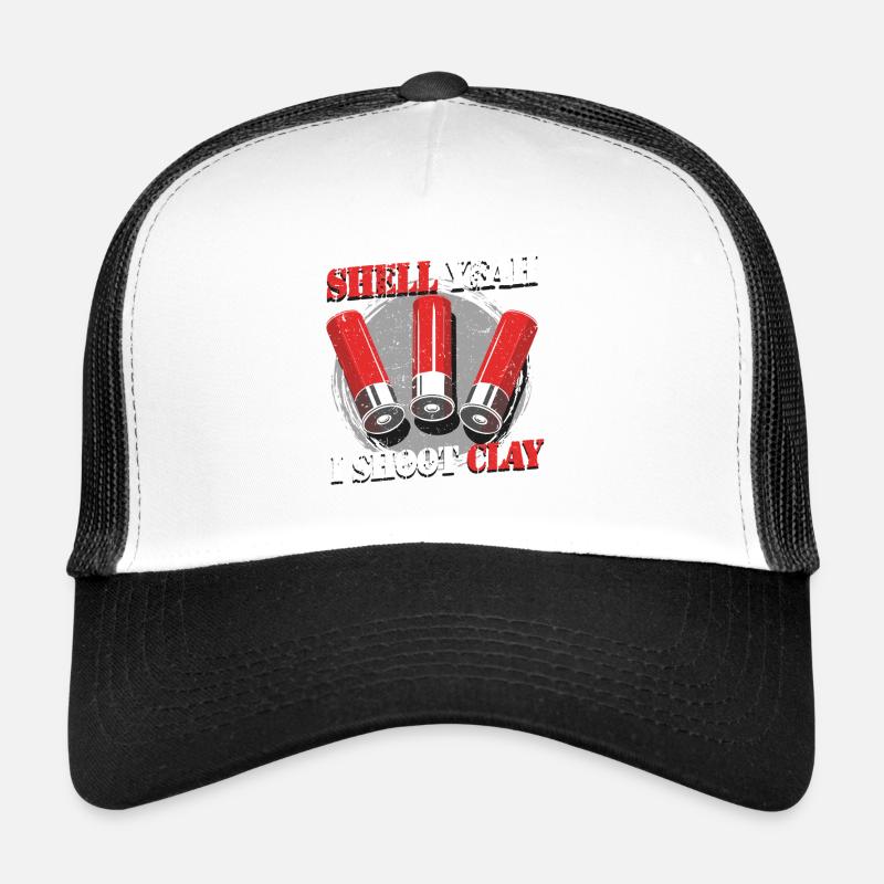 Tontaubenschießen Shell Yeah I Shoot Clay Casquette trucker 