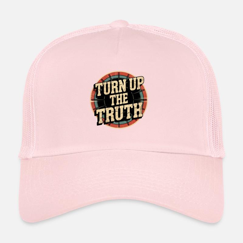 Retro Grunge – Turn Up The Truth Trucker Cap