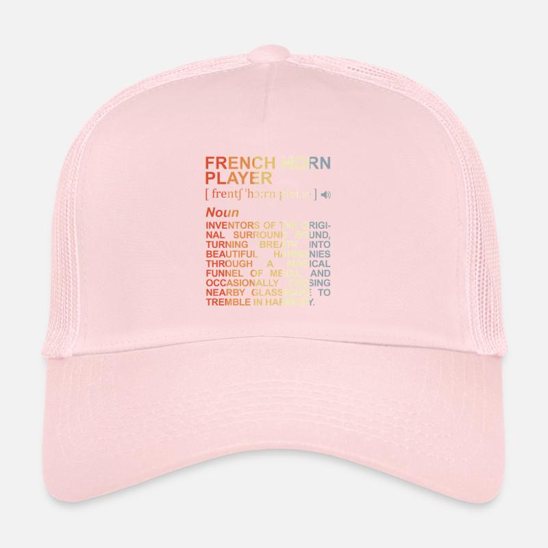 Définition de corniste français Casquette trucker 