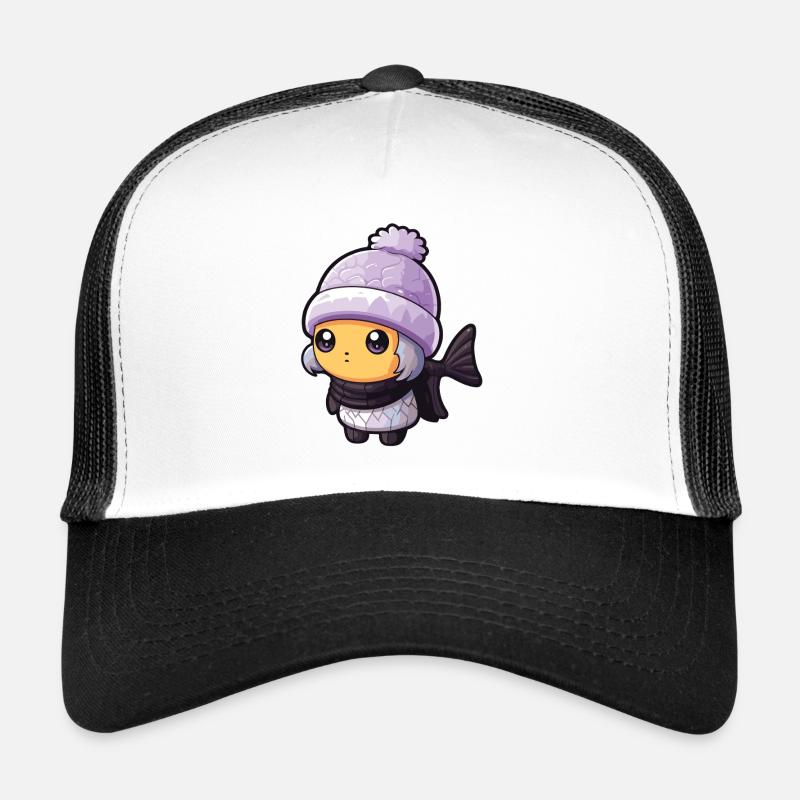 Poisson Hiver Animal Anime Casquette trucker 