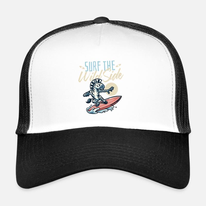 Surfen Sie auf der wilden Seite Trucker Cap