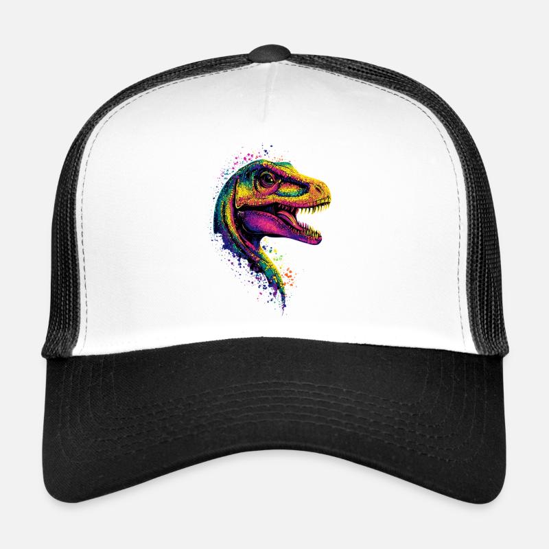Raptor Vélociraptor Dinosaure Dino Raptors Casquette trucker 