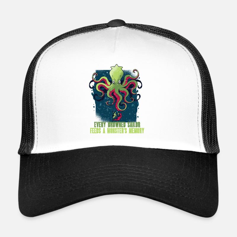 Kraken Mythological Creatures Trucker Cap