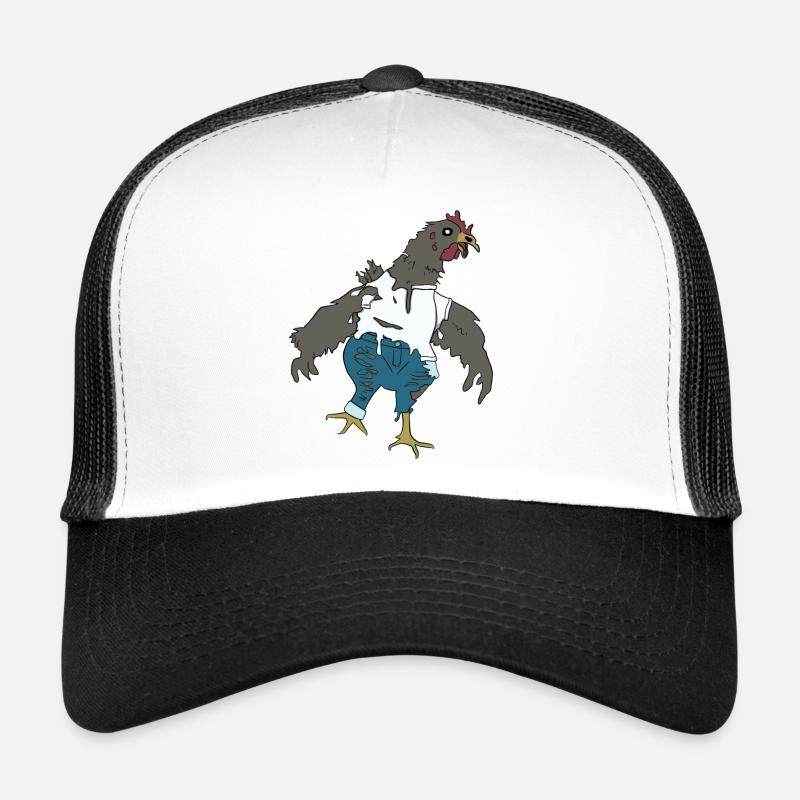 Zombie-Huhn Trucker Cap