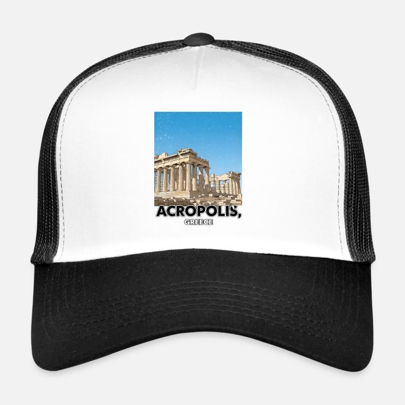 Acropole Grèce Affiche Casquette trucker 