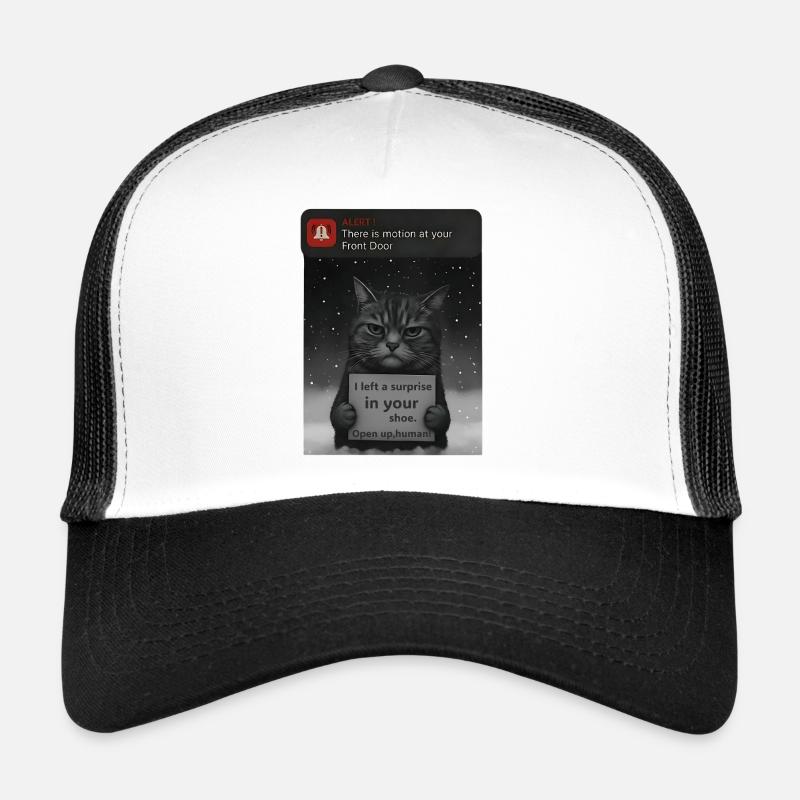 Cat a un message pour vous - Funnier Casquette trucker 