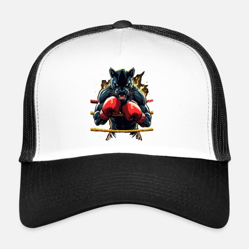 Kampfpanther im Boxring Trucker Cap