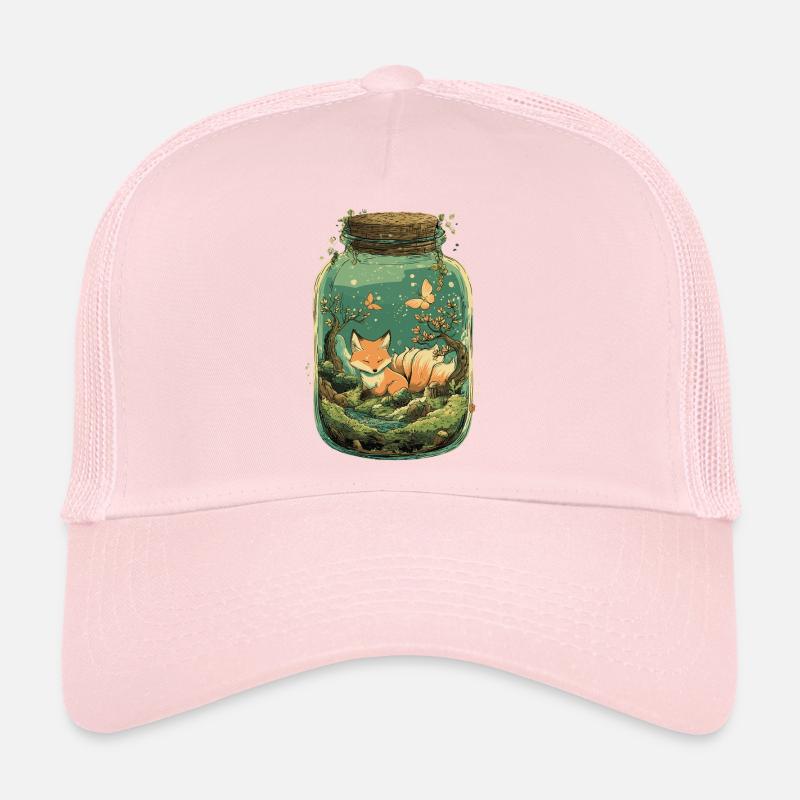 Magic Kitsune Fox Kawaii Terrarium Trucker Cap
