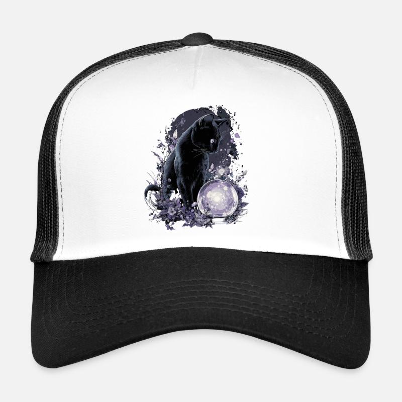 Magic Cat Fortune Teller Magical Trucker Cap