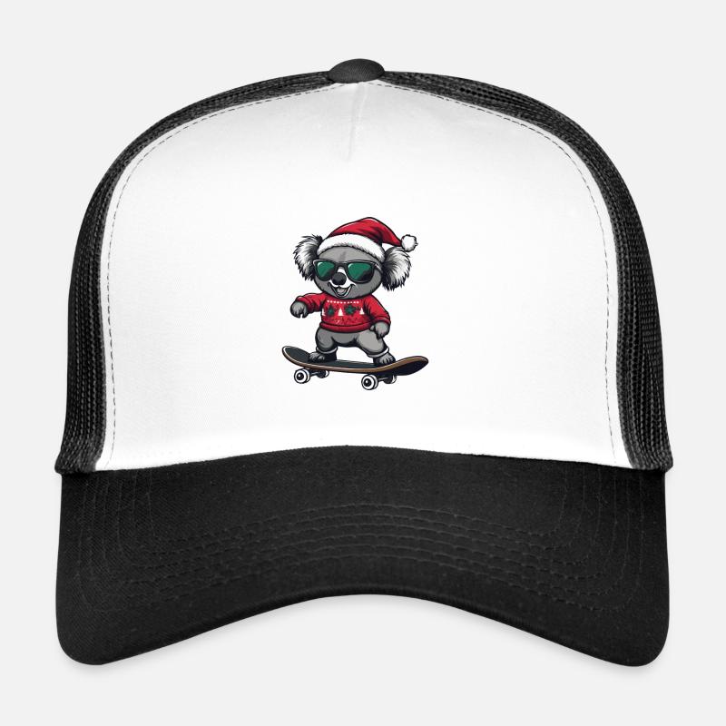 Koala Christmas Funny Trucker Cap