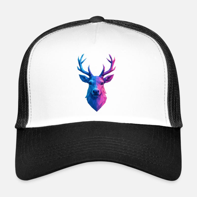 Weihnachten Rentier Low Poly Trucker Cap