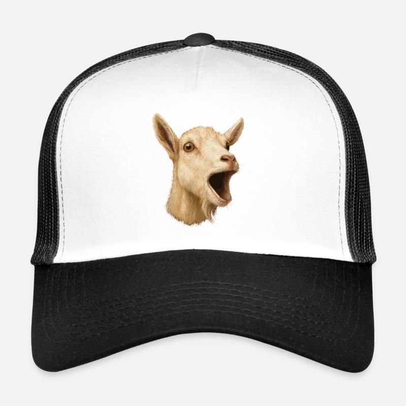 Chèvre Chèvre Élevage Chèvre Éleveur de chèvres Éleveur de chèvres Chèvre Casquette trucker 