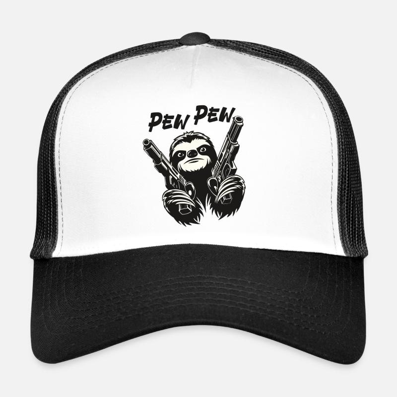 Pew Pew paresseux défectueux Casquette trucker 