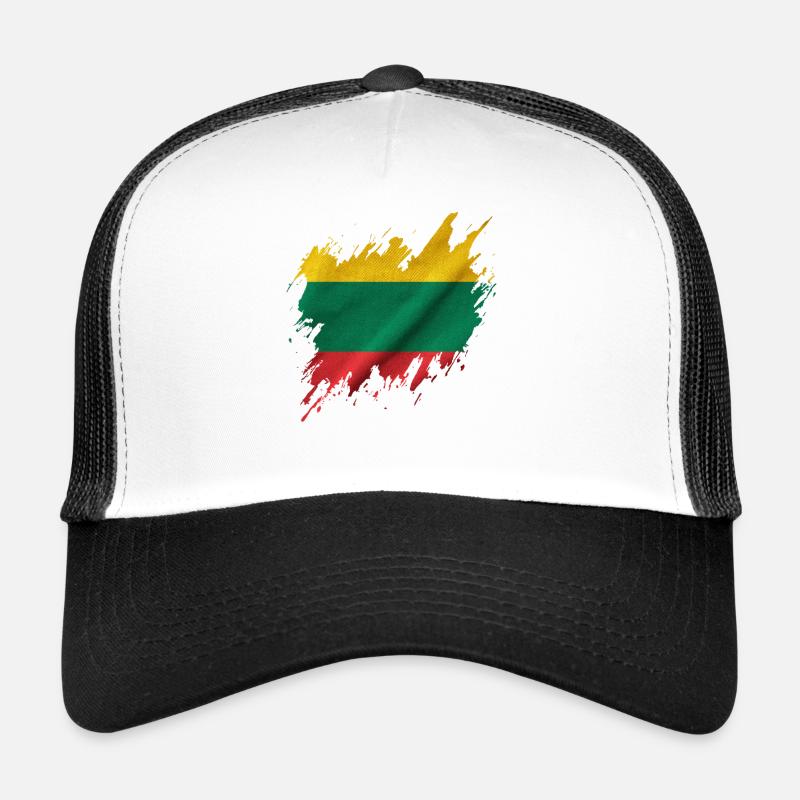 Lithuanian flag, torn style Trucker Cap