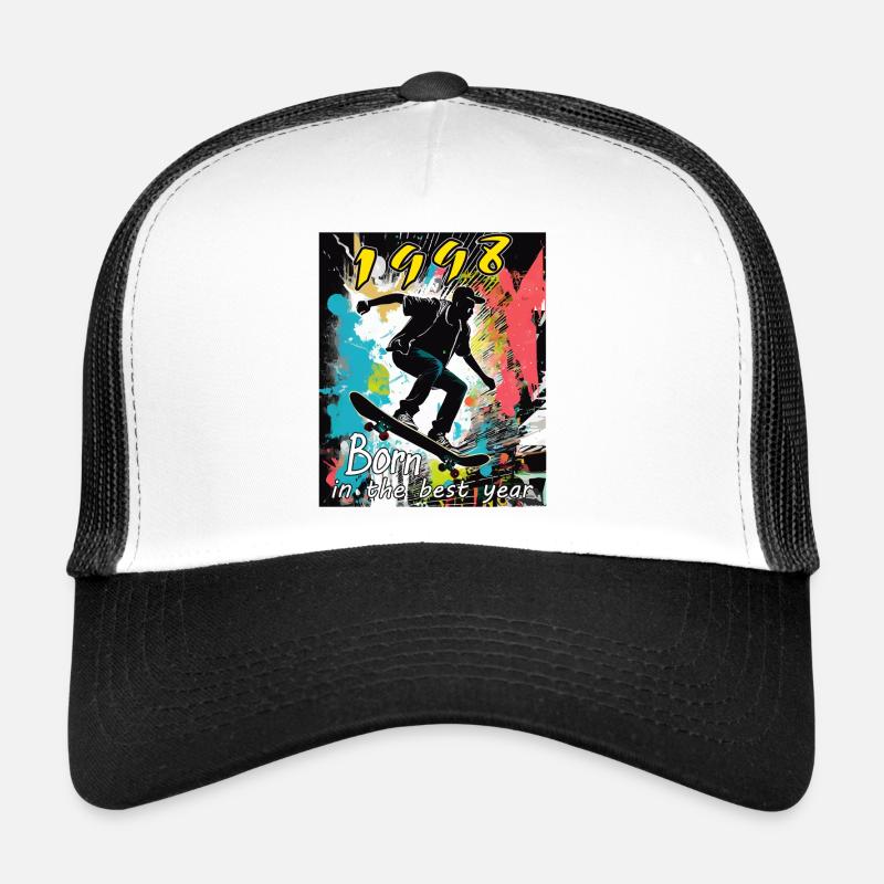 1998 SKAETER Né dans la meilleure année Casquette trucker 