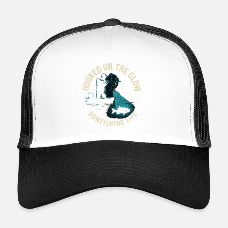 Accro à l’aventure de pêche à l’arc Glow Casquette trucker 