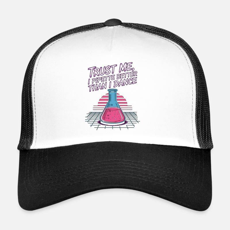 Technicien de laboratoire Faites-moi confiance I Pipette Technicien de laboratoire Casquette trucker 
