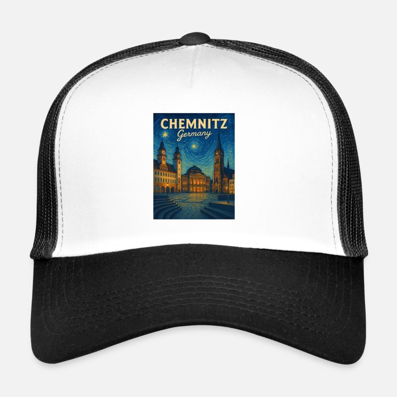 Place des veilleuses de Chemnitz Casquette trucker 
