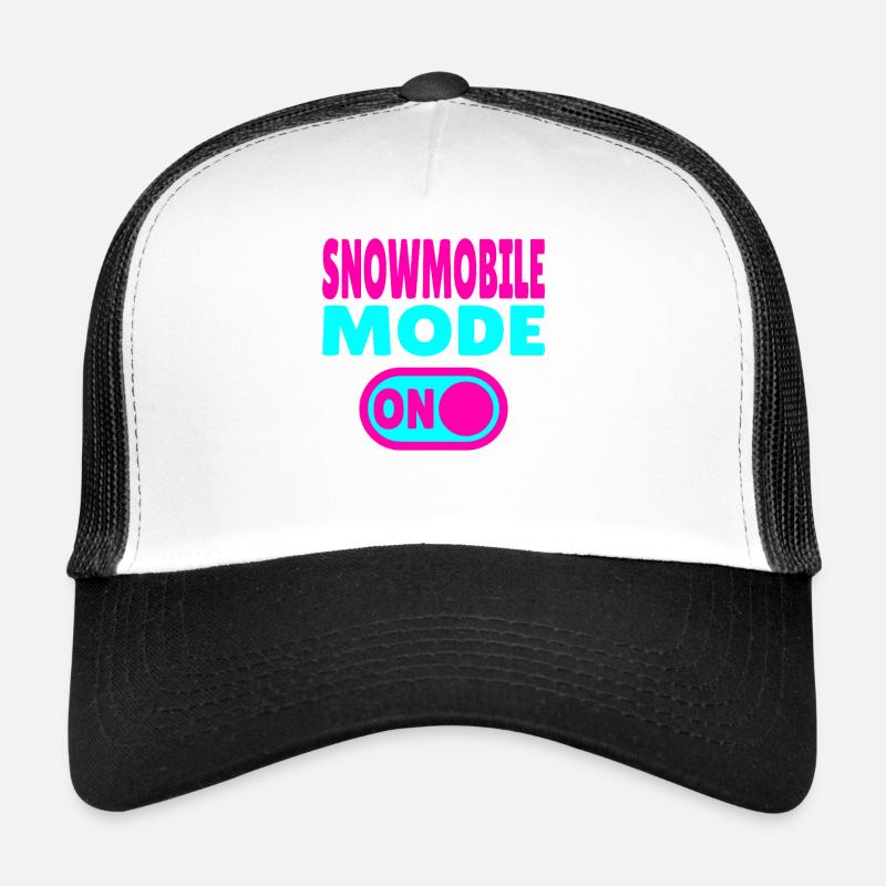 Mode motoneige activé Casquette trucker 
