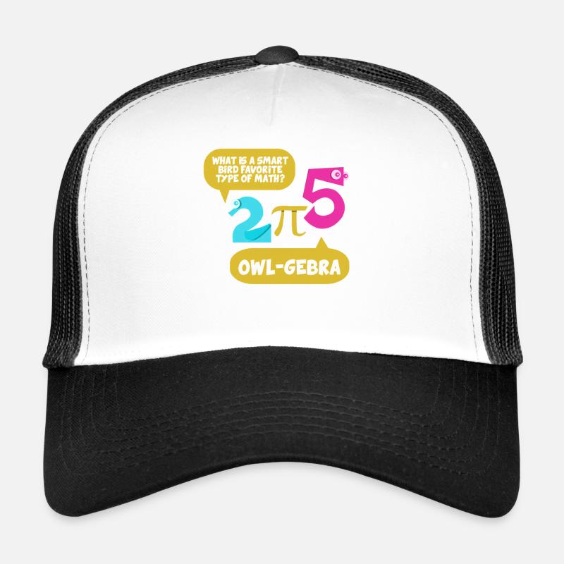 Mathematik Mathe Mathelehrer Mathematiker - Trucker Cap - Weiß/Schwarz